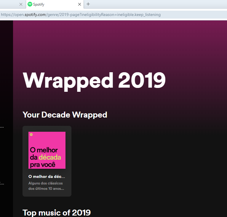 Spotify wrapped won